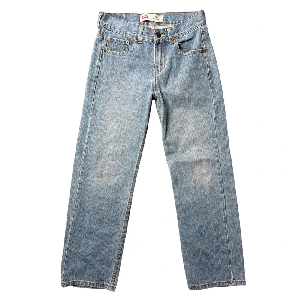 Levi's Jeans Kids 12 REG 550 Relaxed Fit Blue Denim 100% Cotton Regular W26 L26